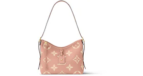 Louis Vuitton CarryAll PM Rose Trianon Pink/Creme Beige