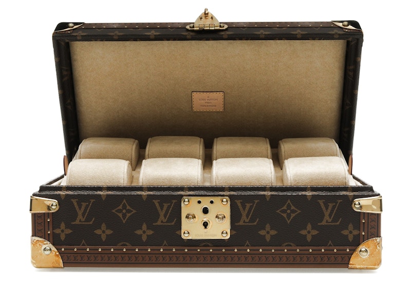 Louis Vuitton Case 8 Watch Monogram Canvas Brown in Canvas