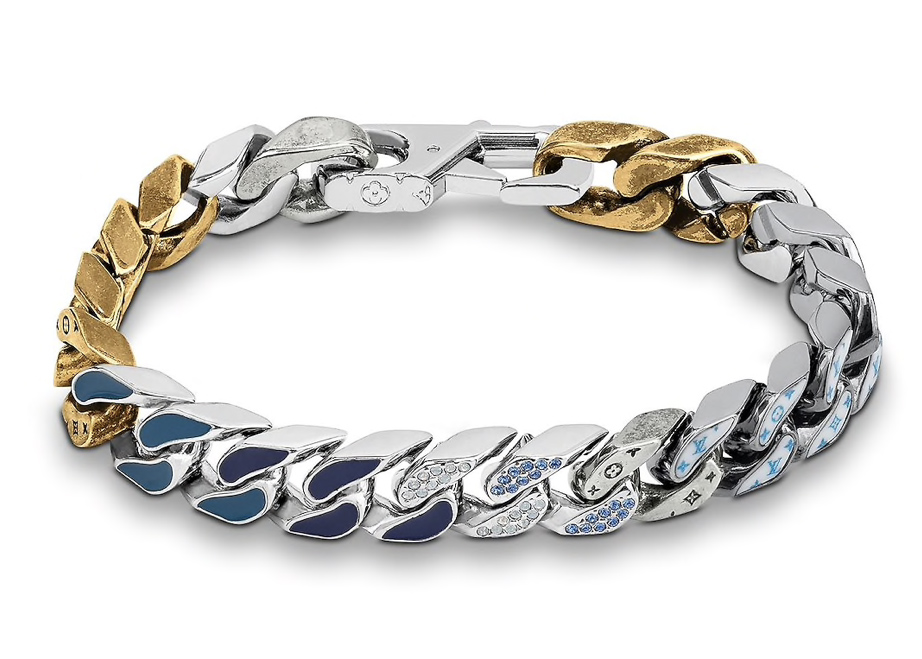 Shop Louis Vuitton Chain Links Bracelet BRACELET CHAINE A MAILLONS  BRACELET LV CHAIN LINKS M00306 M00305 by Mikrie  BUYMA
