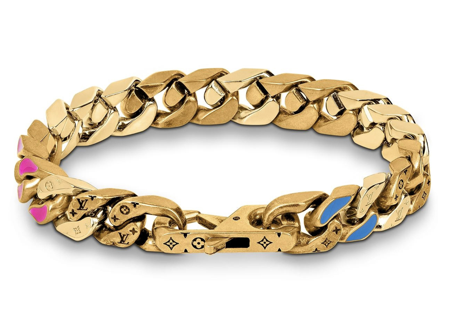 Louis Vuitton Chain Link Bracelet Multicolor