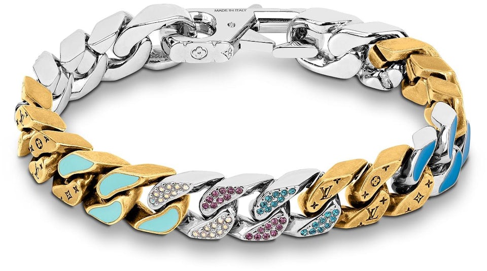 Louis Vuitton Chain Links Patches Bracelet Multicolor in Metal with  Silver/Gold-tone - US