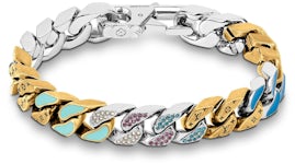 Louis Vuitton LV Chain Links Bracelet Metal Silver 206588117