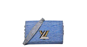 Louis Vuitton Chain Wallet Twist Epi Light Denim