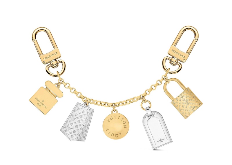 Louis Vuitton Chaine Nanogram Icons Bag Charm and Chain Gold/Silver in ...
