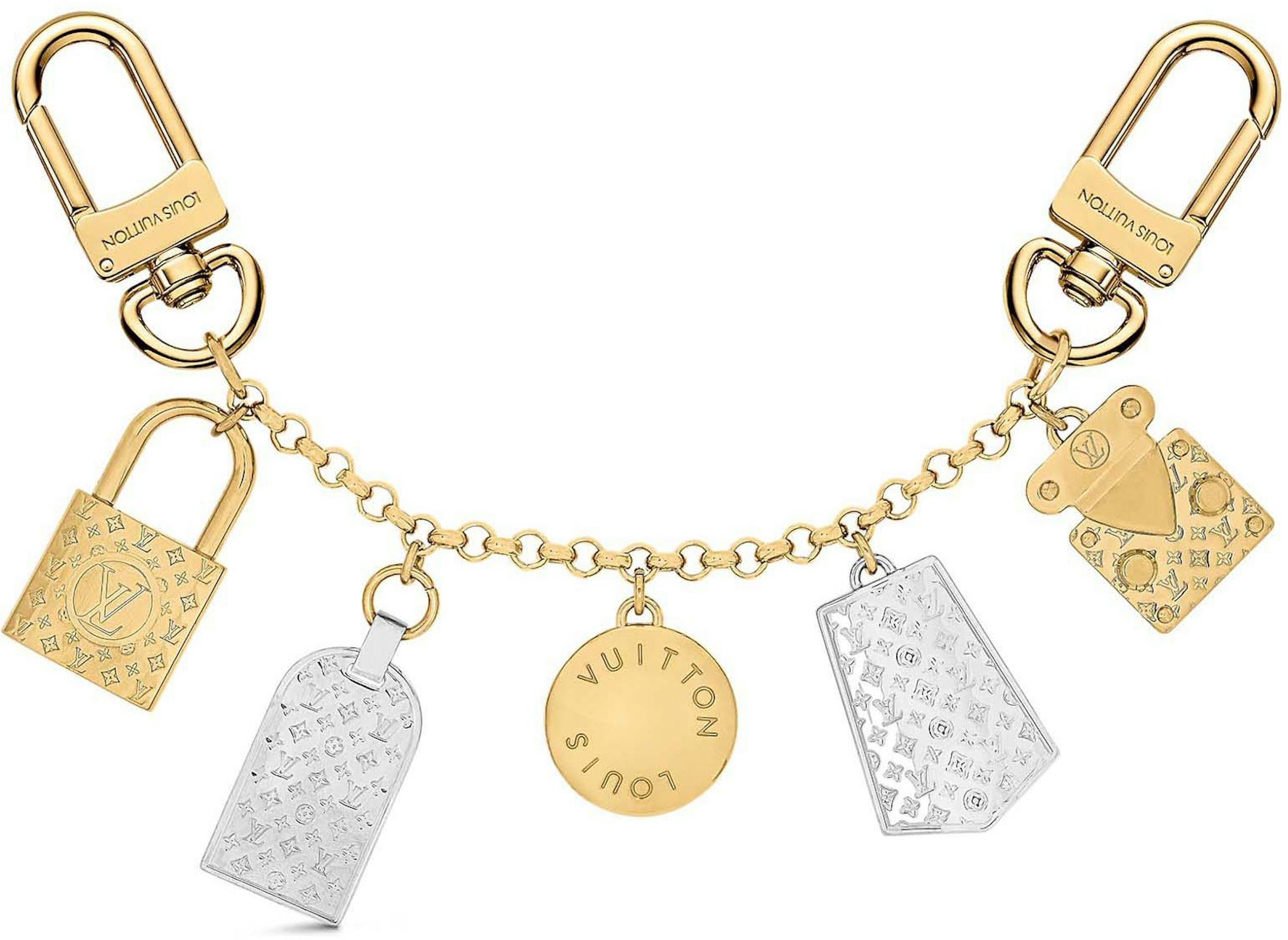 Louis Vuitton Twiggy Chain Bag Charm Gold Metal