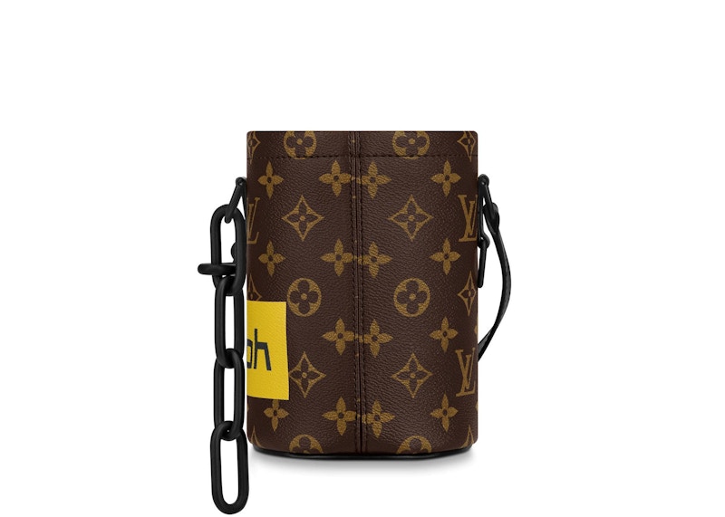 Louis Vuitton Chalk Nano Bag Monogram Logo Story Brown in Canvas with