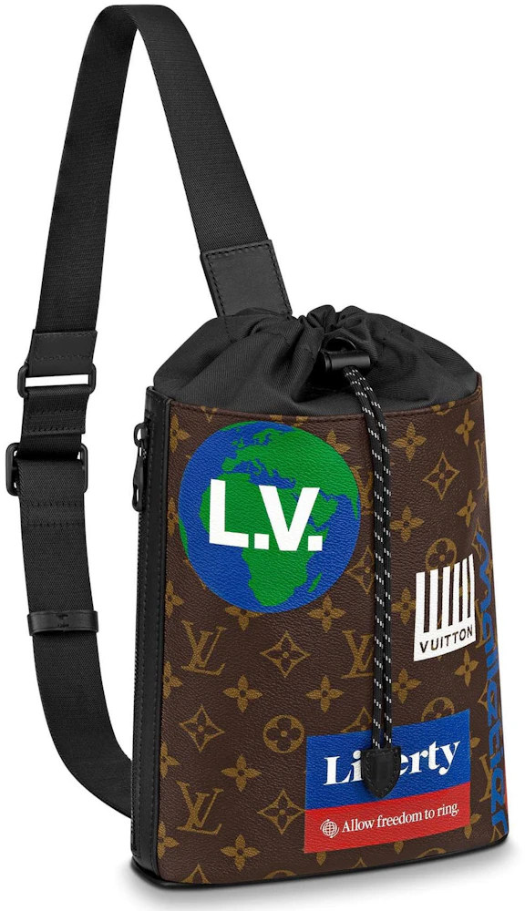 Louis Vuitton Limited Edition Monogram Nano Chalk Bag Black