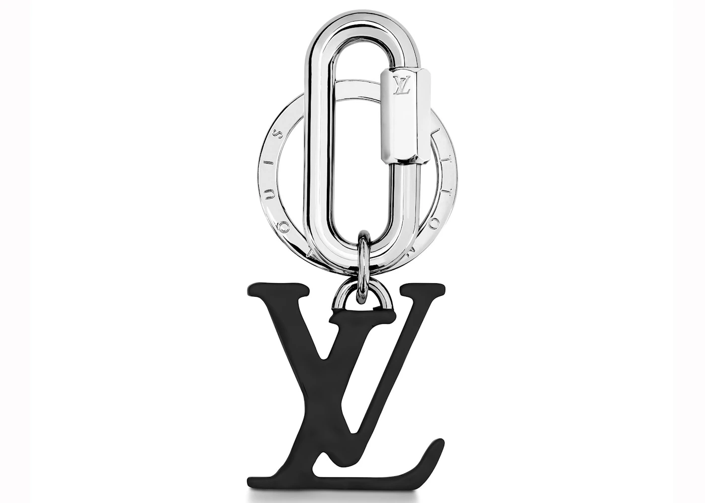 LOUIS VUITTON LV Capucines Key Holder Bag Charm Black