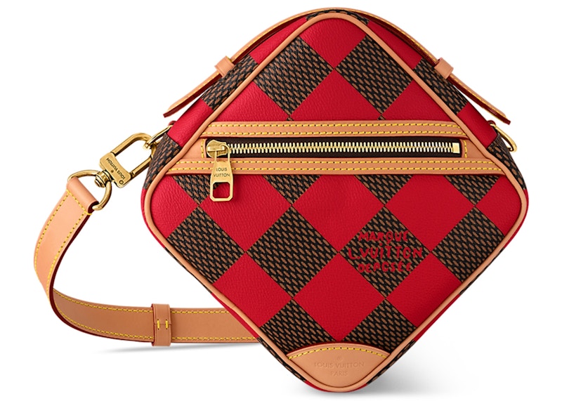 Louis vuitton shoulder bag red hot sale