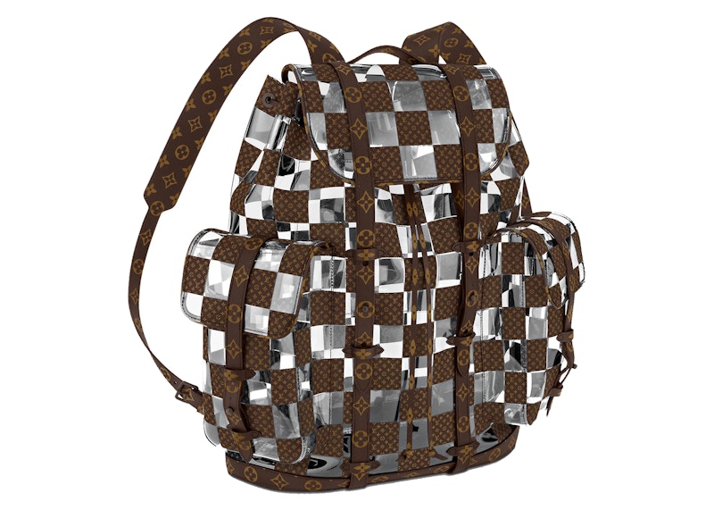 Louis Vuitton Christopher Backpack Brown Clear in Coated Canvas PVC US