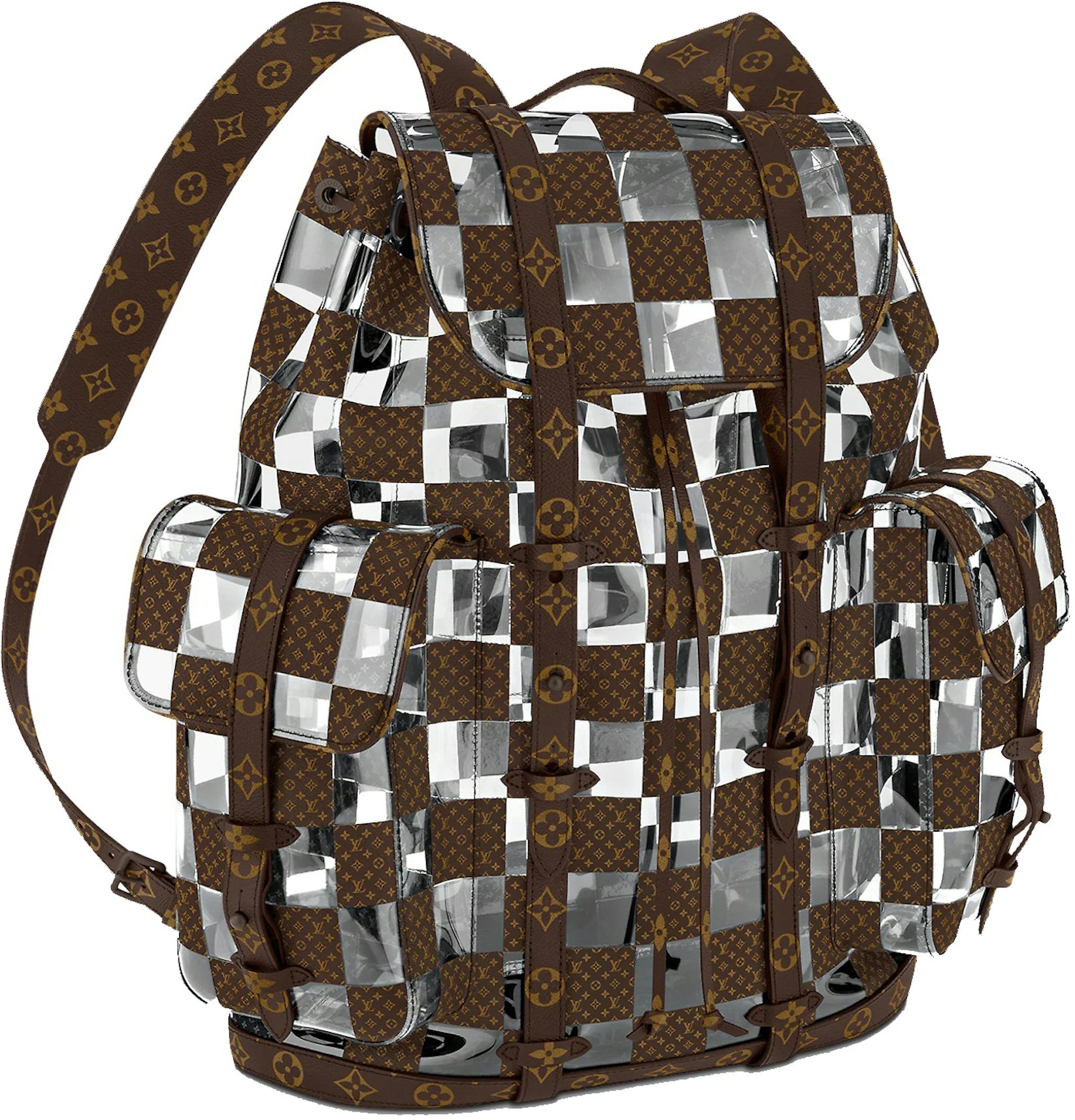 Louis Vuitton Christopher GM Rucksack Backpack bag(Clear)