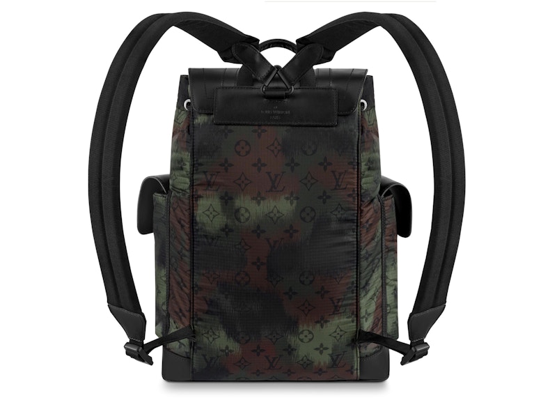 Lv Christopher Backpack Monogram Fonts