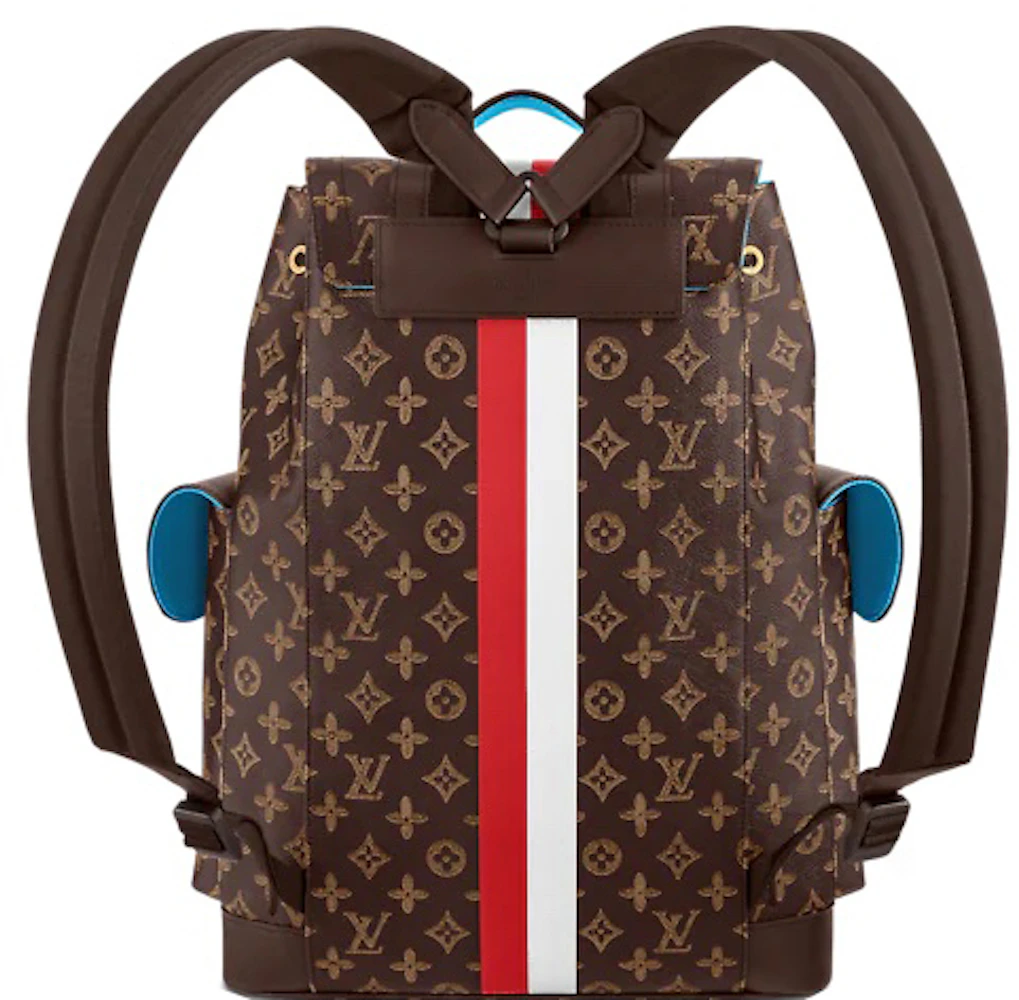 Louis Vuitton Christopher Backpack Monogram Brown in Coated Canvas with ...