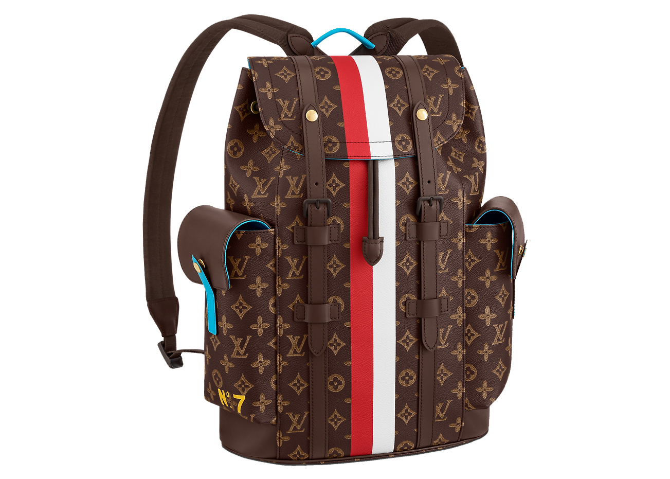Louis Vuitton Christopher Backpack Monogram Brown in Coated Canvas 