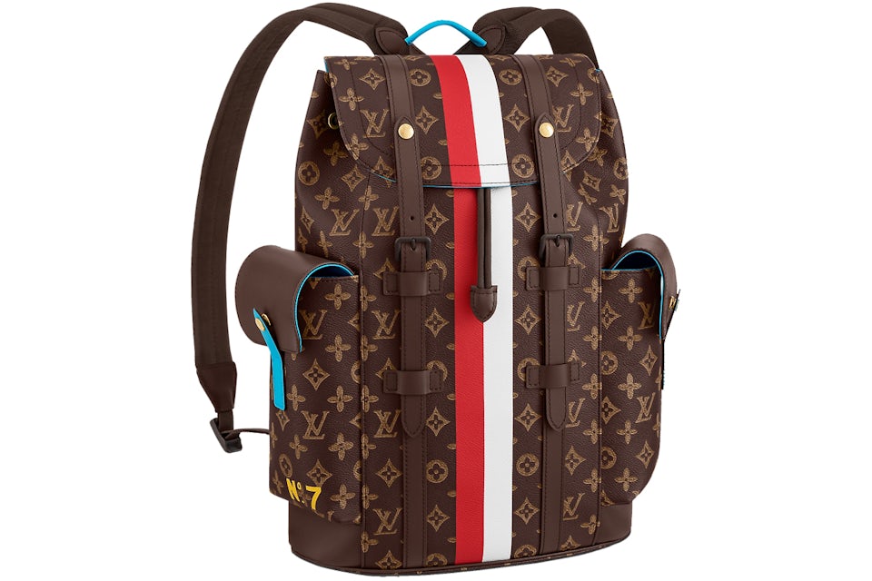 brown lv backpack