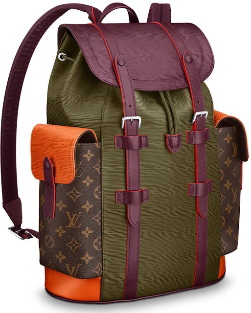 Christopher backpack vinyl bag Louis Vuitton Multicolour in Vinyl