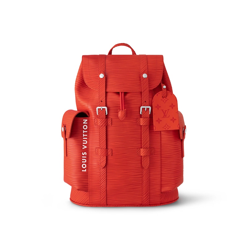 Louis vuitton supreme red backpack best sale