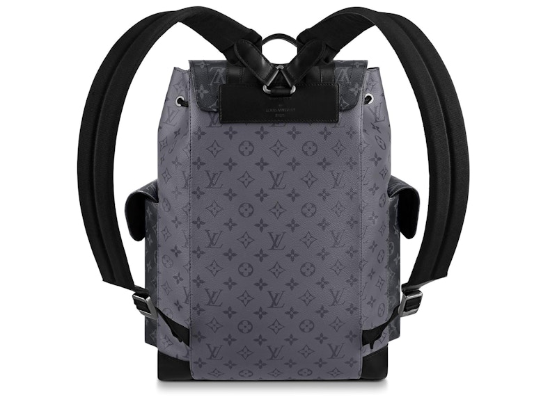 Louis Vuitton Christopher Monogram Eclipse Reverse PM Gray in Coated