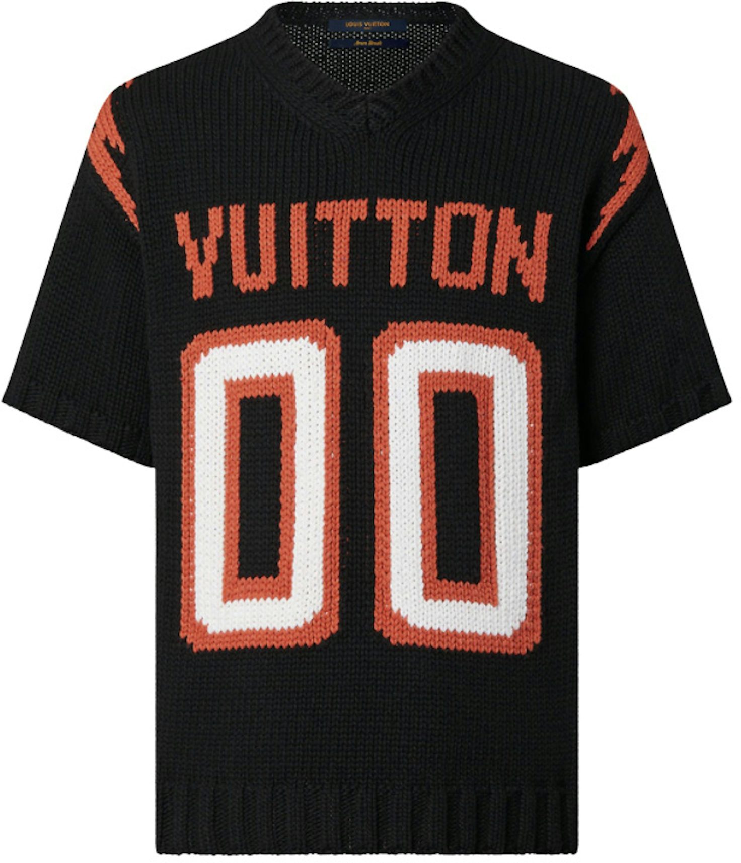 Louis Vuitton Embossed LV T-Shirt, Black, 5L