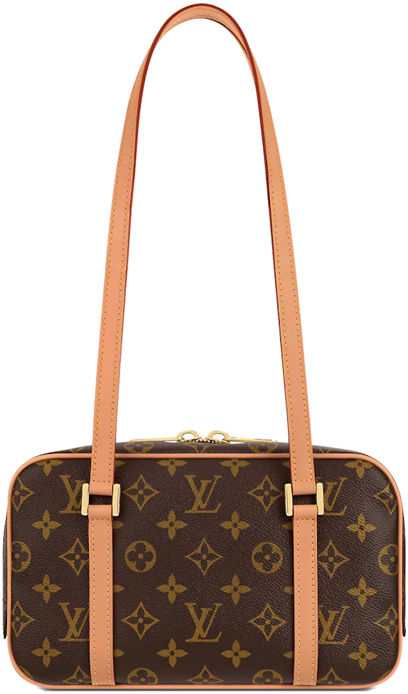 Louis Vuitton Cite Bag Monogram Canvas Brown in Coated Canvas/Leather with  Gold-tone - US