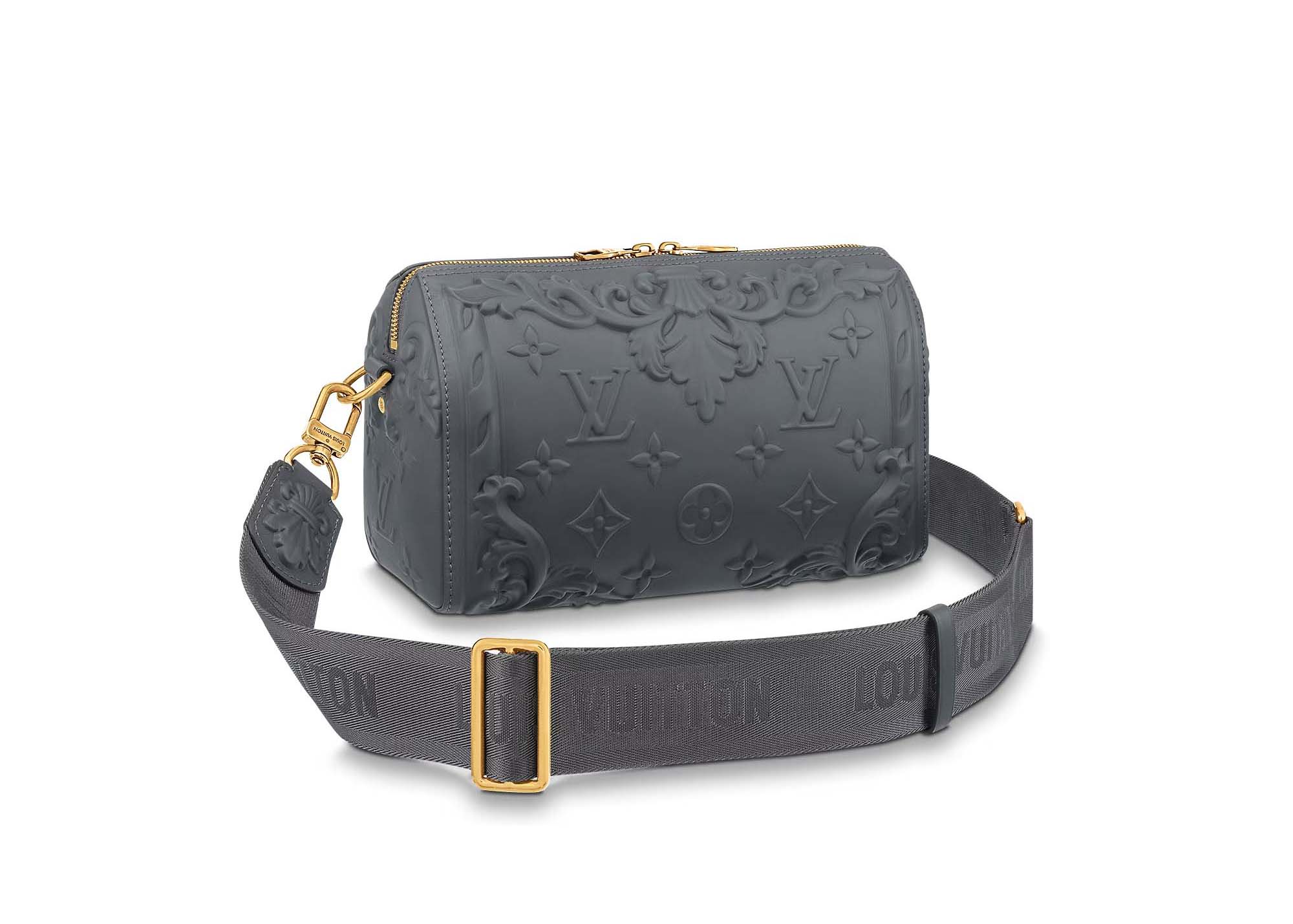 Louis Vuitton City Keepall Dark Shadow Gray in Calfskin Leather 