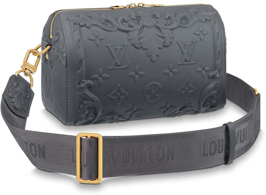 Louis Vuitton City Keepall Dark Shadow Gray in Calfskin Leather