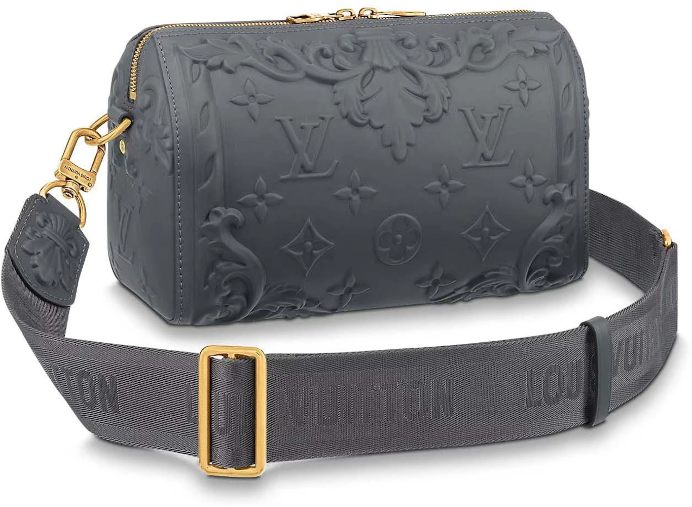Louis Vuitton Boston Bag Monogram Shadow Keepall Bandouliere 50