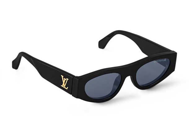 Louis Vuitton Clash Round Cat Eye Sunglasses Black/Gold