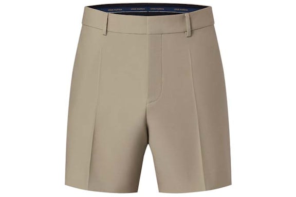 Pantalones cortos Louis Vuitton Classic Slim Wool gris