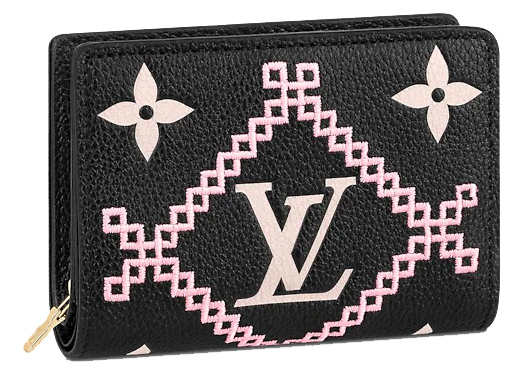 LV Keychain Wallet  Upcycled Designer Cowhide  Leather Small  Market  Street Boutique