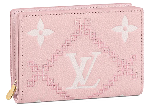 Louis Vuitton Monogram Rosalie Coin Purse Rose Ballerine  STYLISHTOP