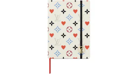 Louis Vuitton Clemence Notebook Game On White