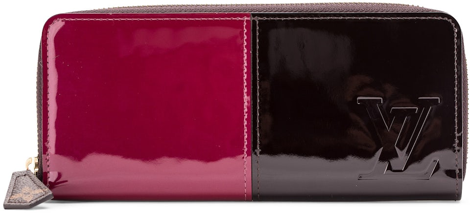 Louis Vuitton Clemence Wallet Patent Leather Magenta in Patent