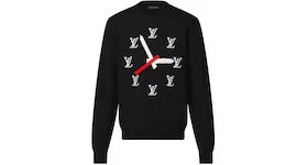 Louis Vuitton Clock Instarsia Pullover Black