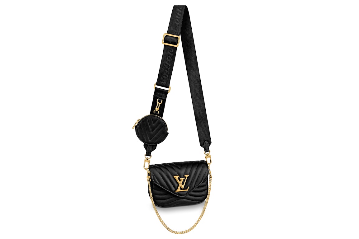 Pre-owned Louis Vuitton Clutch Bag New Wave Multi Black