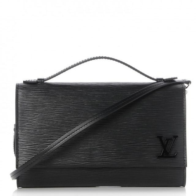 Louis Vuitton Clery Black Leather Handbag, Nwt