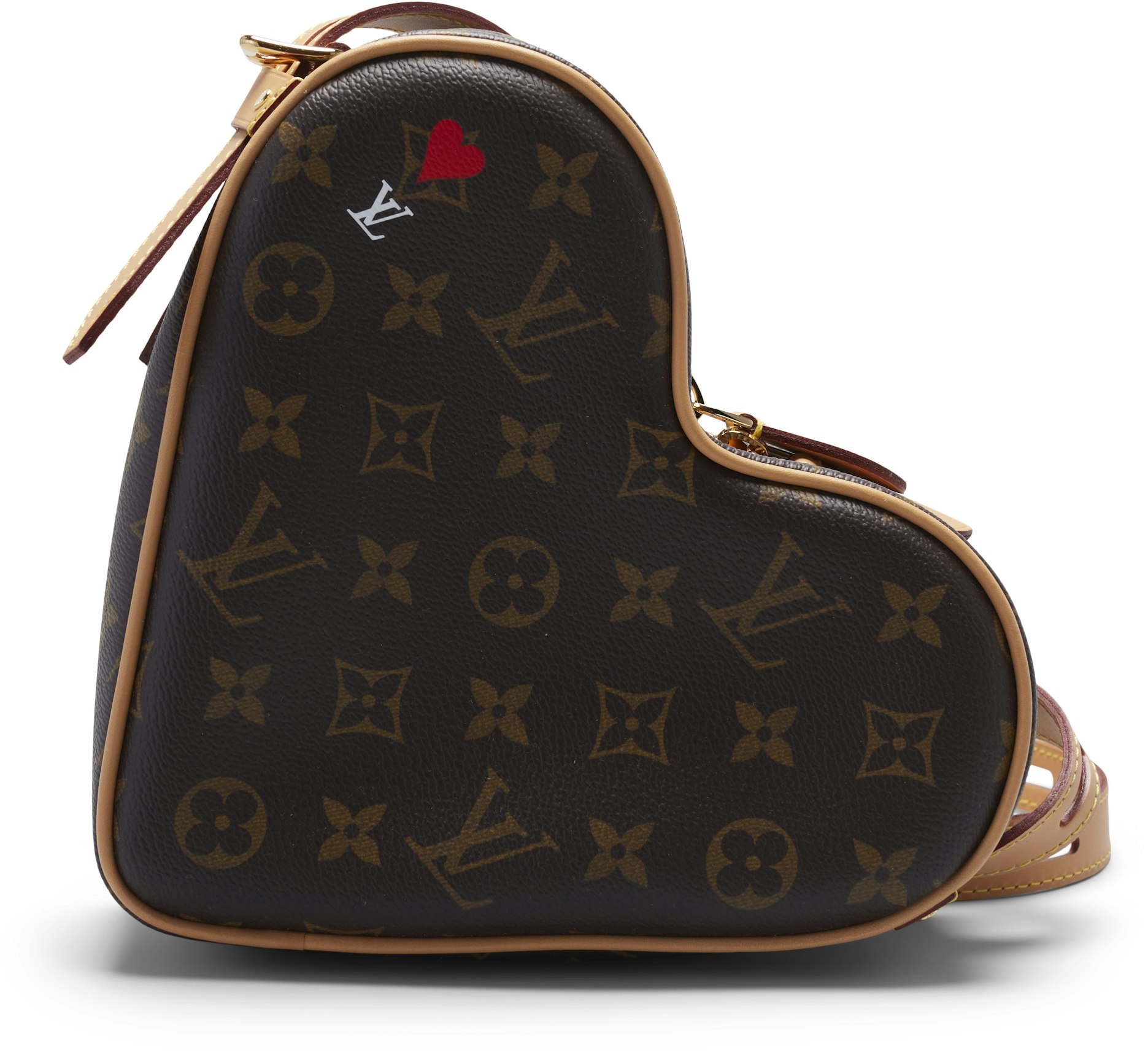 Louis Vuitton Heart Bag Game On Monogram in Coated Canvas with US