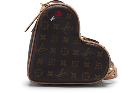 Louis Vuitton Coeur Bolso Corazón Juego On Monograma in Coated