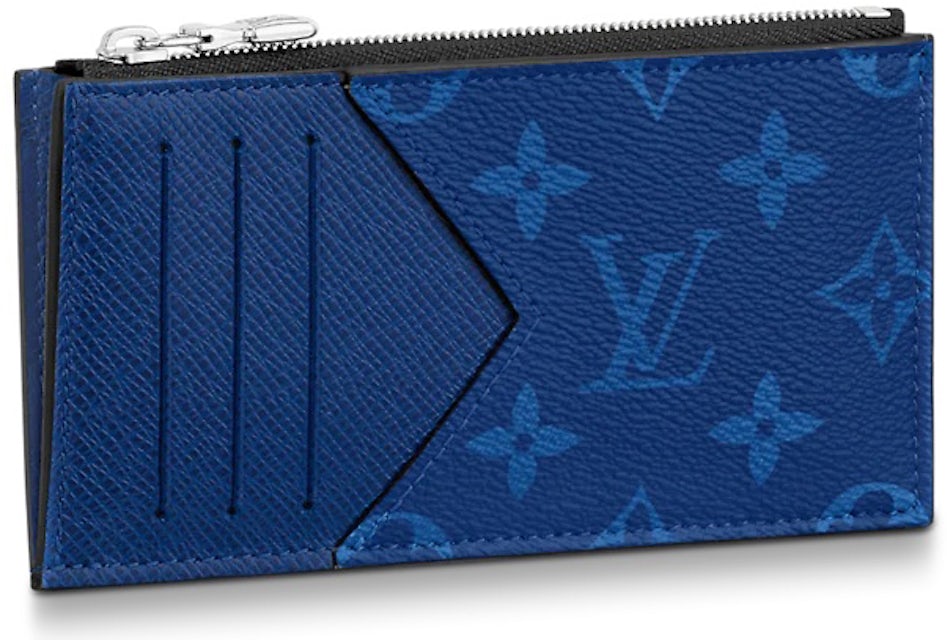 Louis Vuitton Cobalt Blue Coin Card Holder