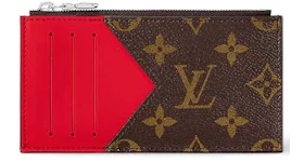 Louis Vuitton Coin Card Holder Colormania Red