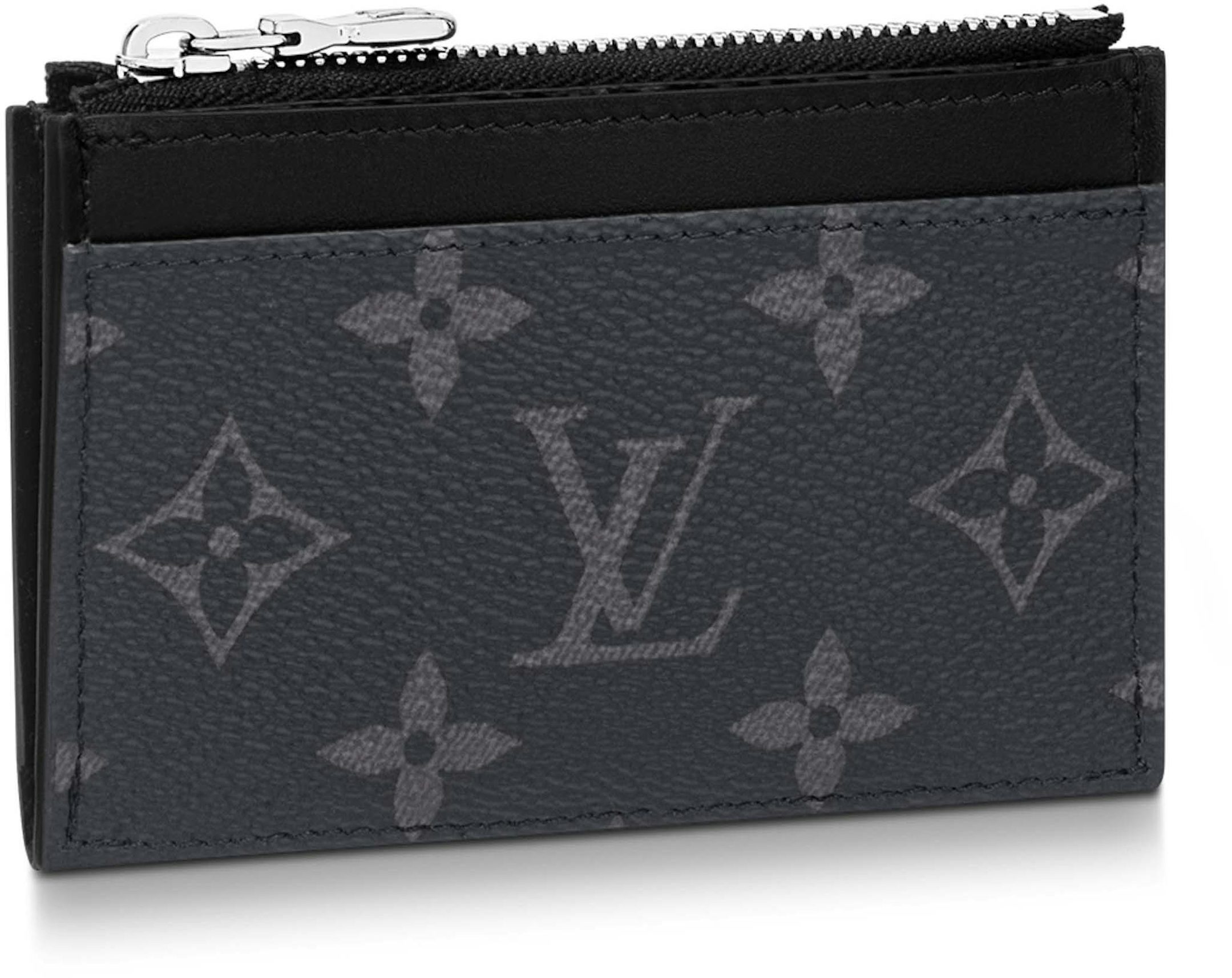Louis Vuitton Coin Card Holder Eclipse in Coated Canvas with