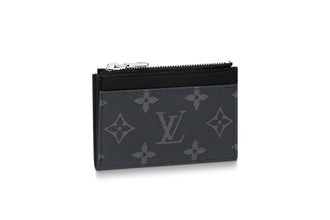 Pre-owned Louis Vuitton Coin Card Holder Eclipse