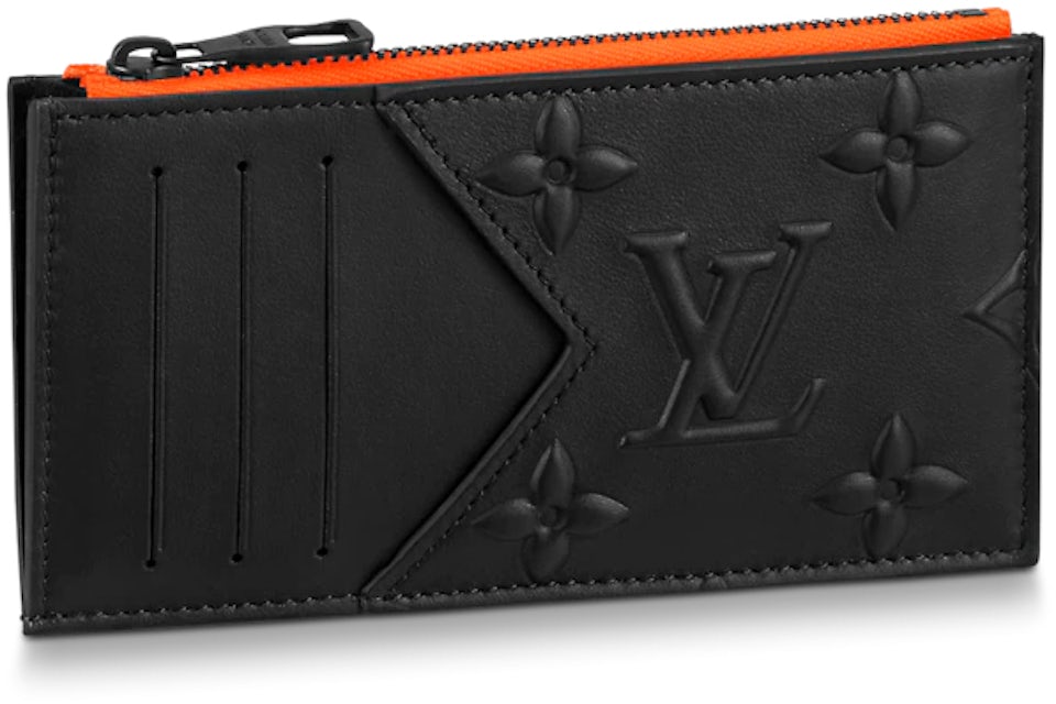 Louis Vuitton Coin Card Holder Monogram Mirror in Coated Canvas with  Black-tone - US