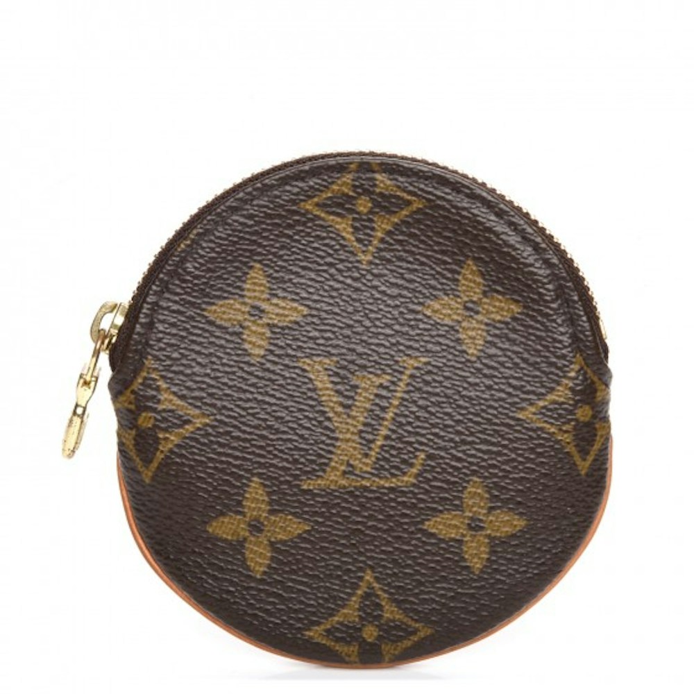 Louis Vuitton Coin Round Monogram Brown in Canvas with