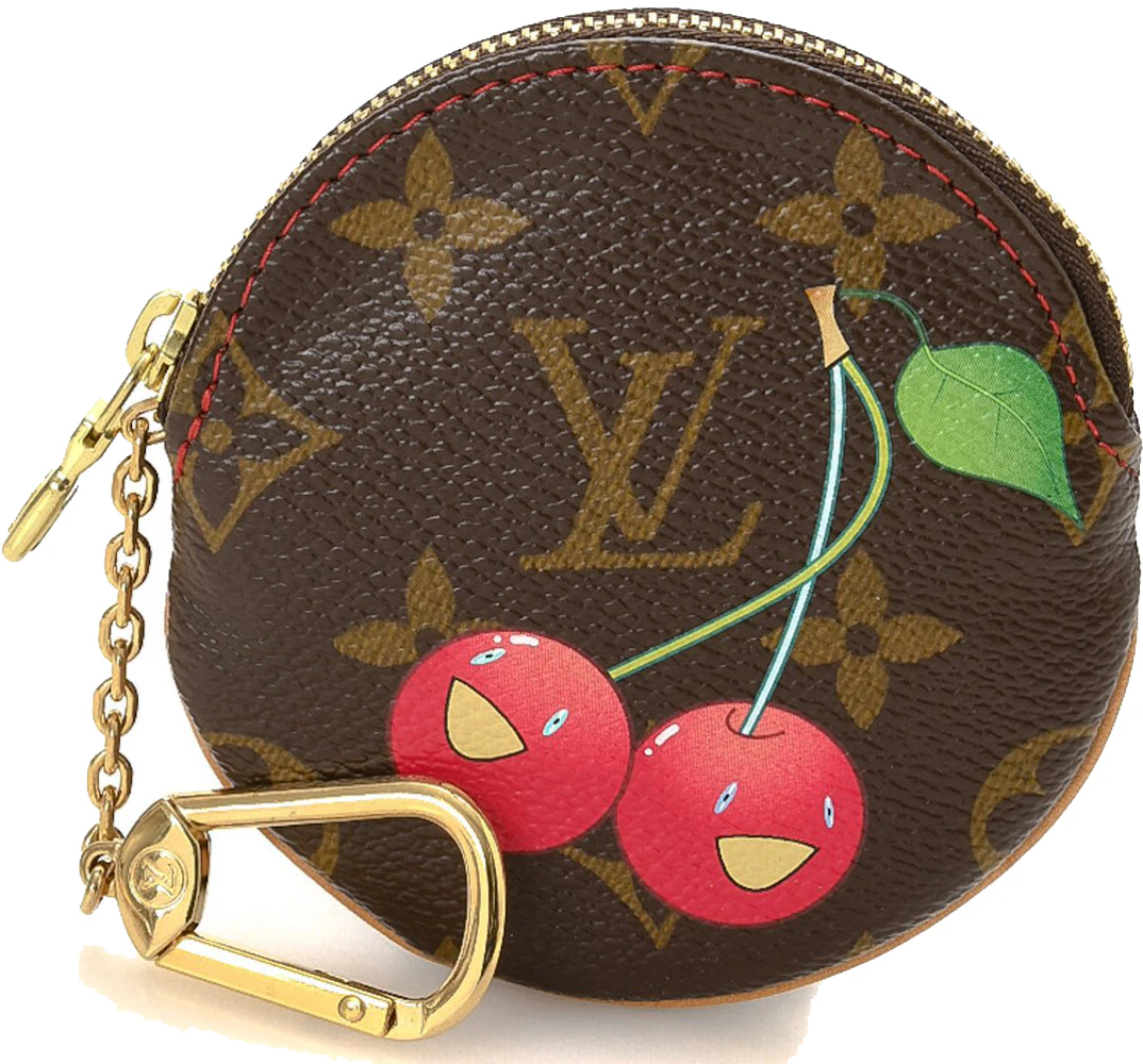 Louis Vuitton Coin Purse Round Monogram Cherry Red in Coated Canvas with  Gold-tone - US