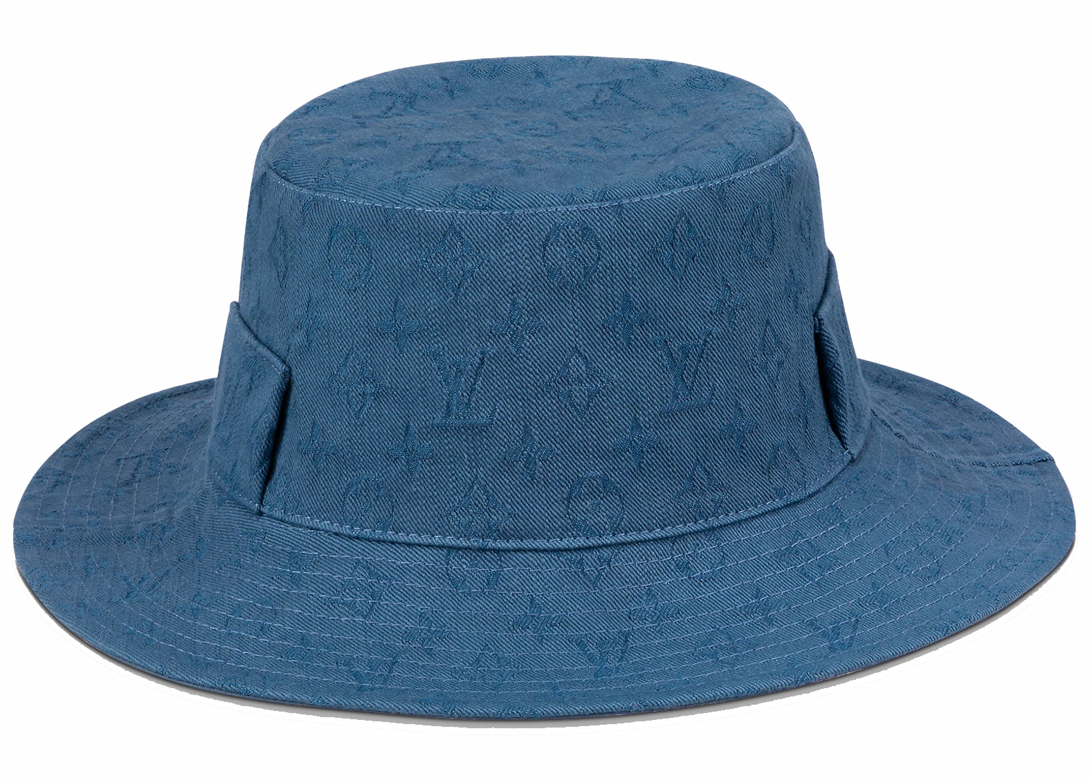 Louis Vuitton Color Blocks Skater Hat Reversible Blue Mirage