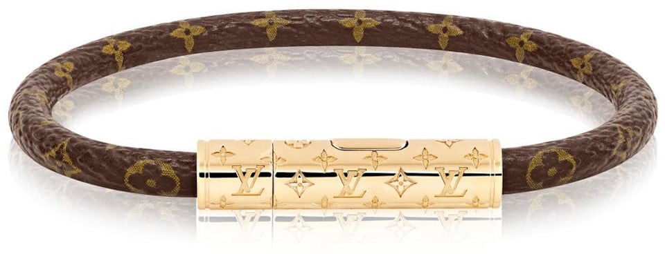 Louis Vuitton Confidential Bracelet Monogram Brown in Coated