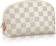 Louis Vuitton Damier Azur Key Pouch N62659 White Cloth ref.880273