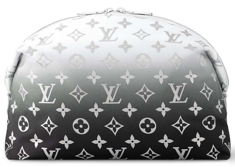 Louis Vuitton Cosmetic Pouch Frost Gardiant Silver in Nylon with Silver tone US