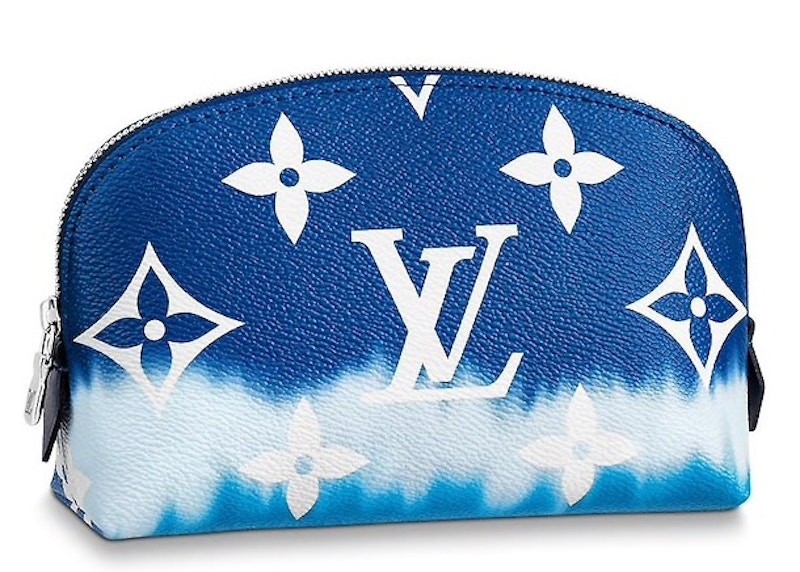 Louis Vuitton Cosmetic Pouch LV Escale Bleu in Coated Canvas